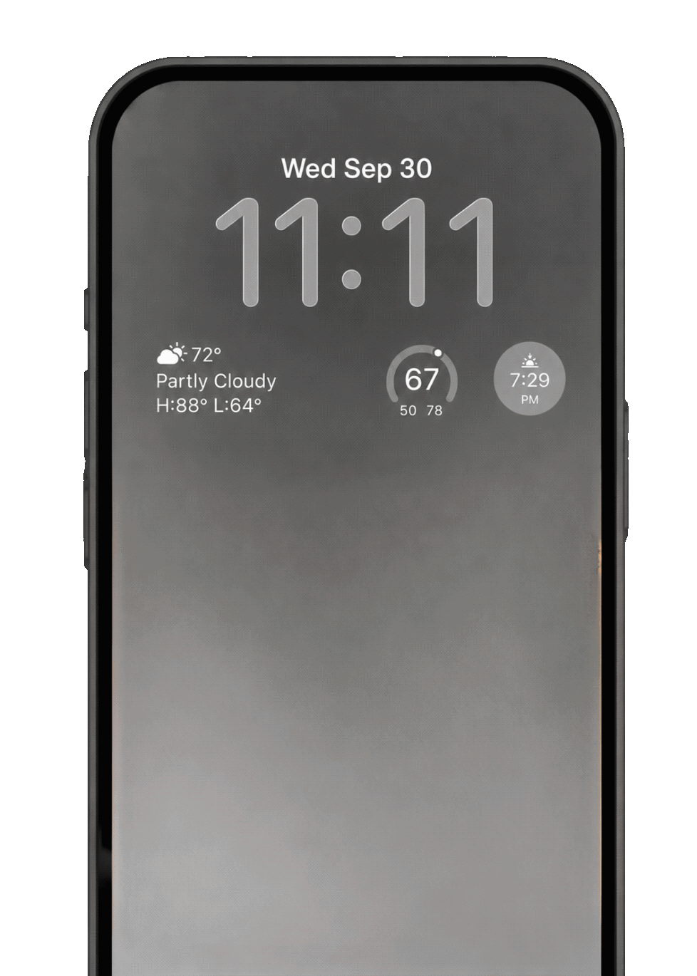 Salon appointment reminders: appointment reminder on a phone lock screen